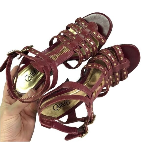 Carlos Santana Ginseng studded sandal heels 7 - Picture 6 of 9
